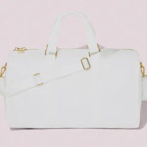 NWT Stoney Clover Lane Mini Classic Duffle Bag (Blanc)